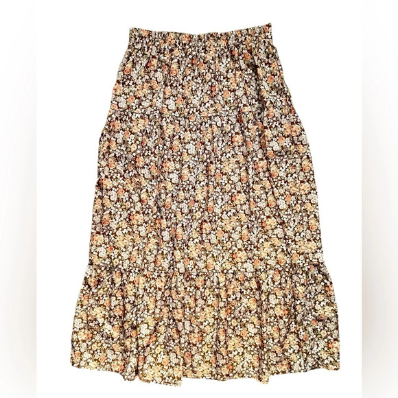 NWT MVN The Label Floral Crop Top Maxi Skirt Set - Picture 9 of 9